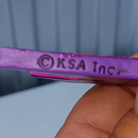 Soccer Christmas ornament "She's got game" pink‎ and purple - Picture 3 of 3